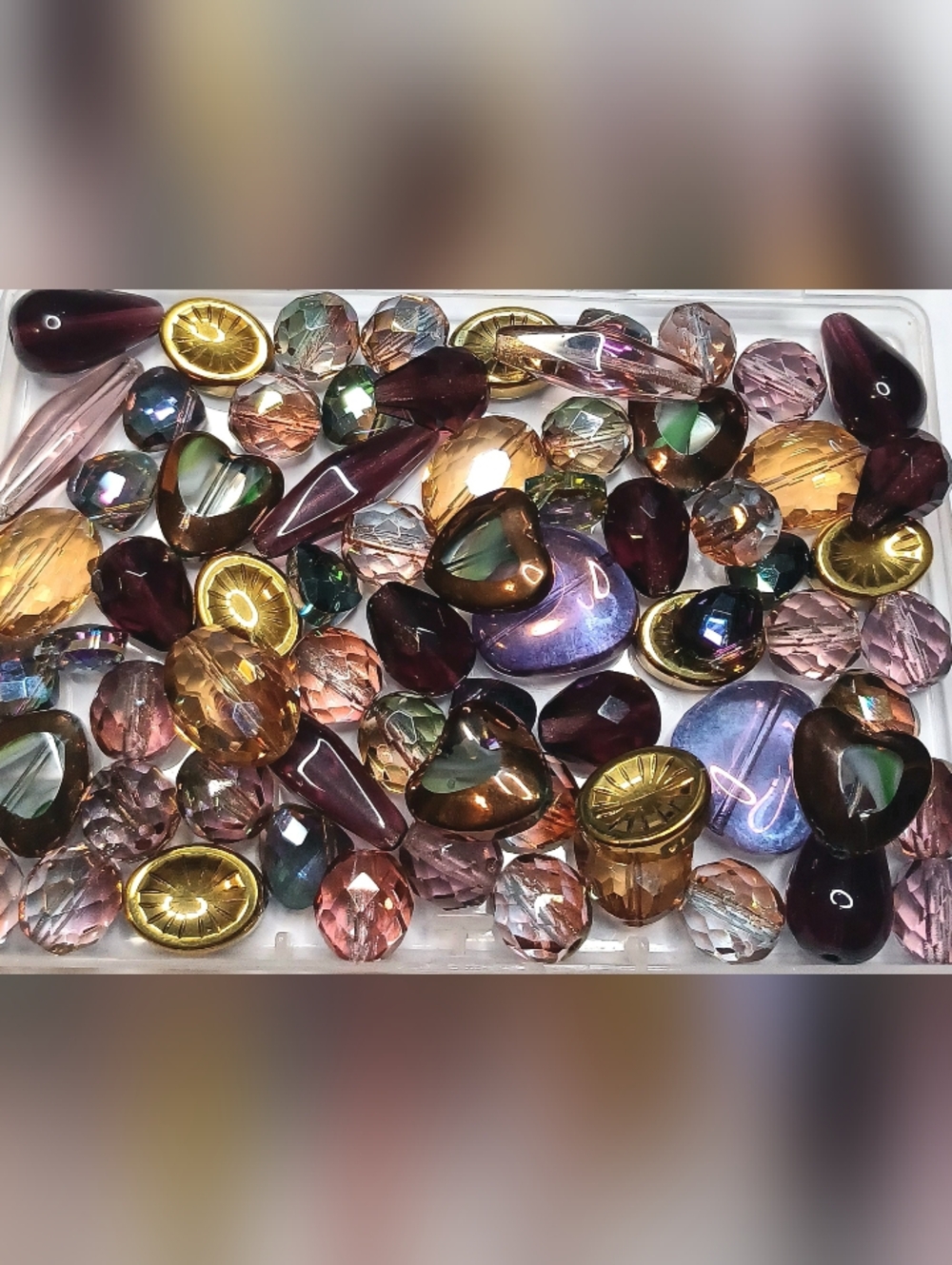 Loose Glass Beads 100pcs For Jewelry Making